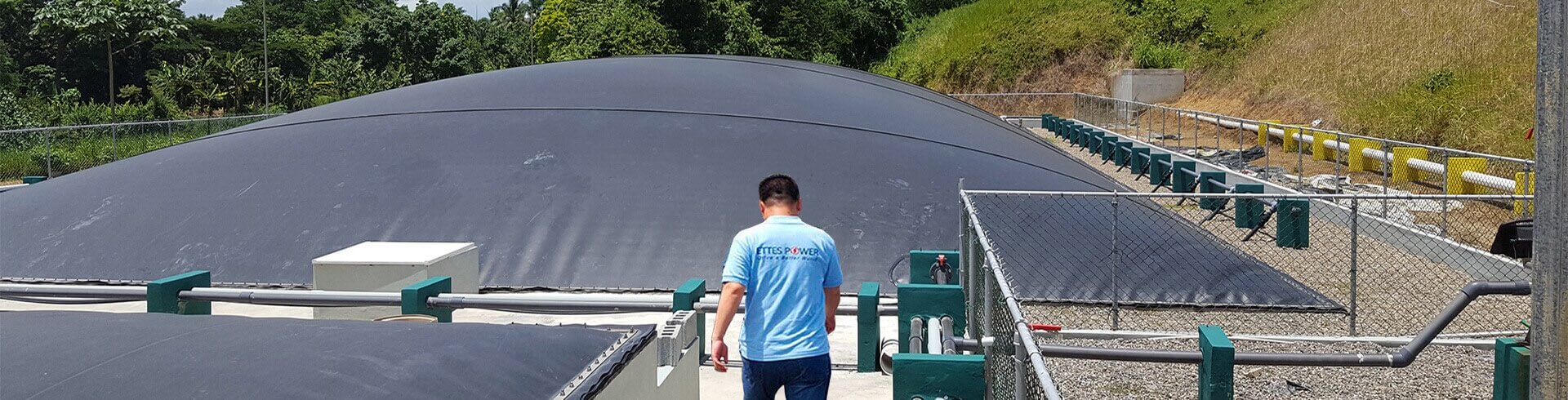 Farm digester for 1MW 2MW methane gas biogas engine generator & CHP power station ETTES POWER