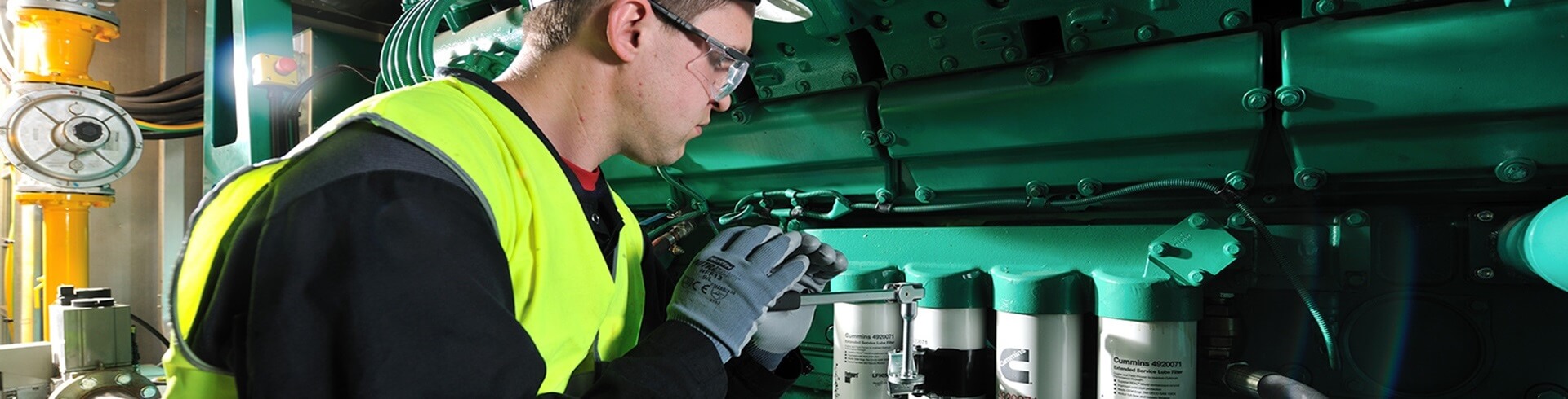 Maintenance for 500kW MAN CHP biogas power generation ETTES POWER