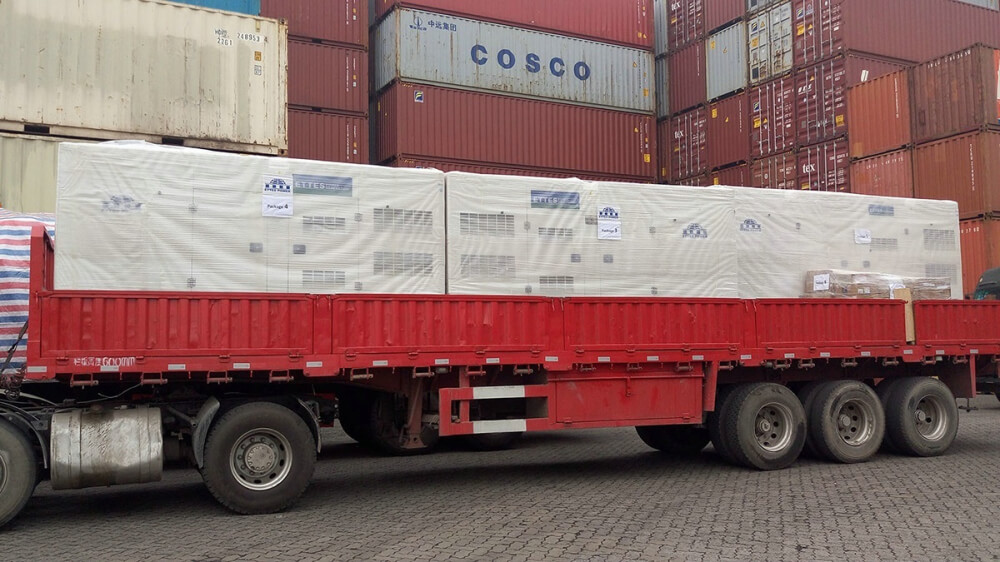 300kW 500kW Cummins soundproof gas generators for Transportation ETTES POWER