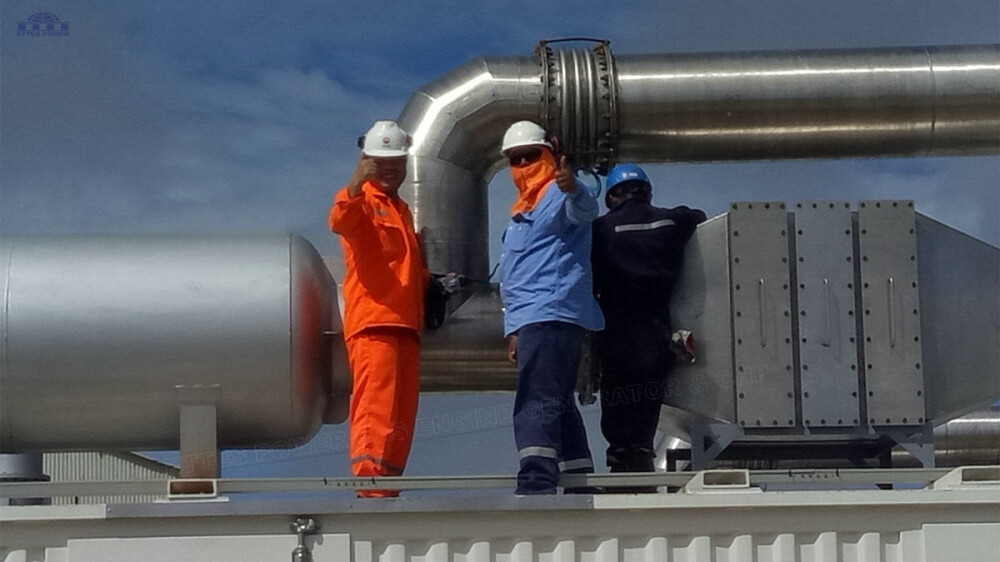Installment & Commissioning of 1000kW Container Gas Engine Generation ETTES POWER